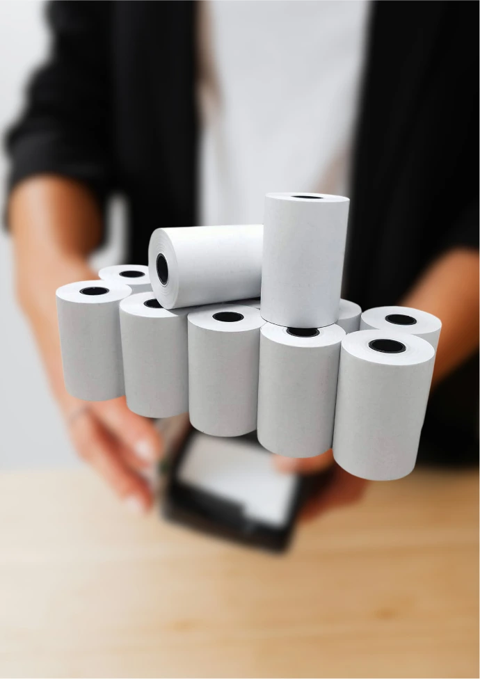 Bobines thermiques pour TPE et caisse