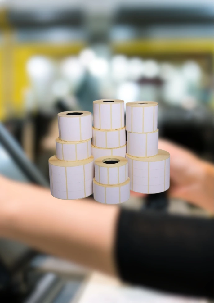 Rouleaux étiquettes thermiques pour imprimantes étiquettes Zébra et Phomemo