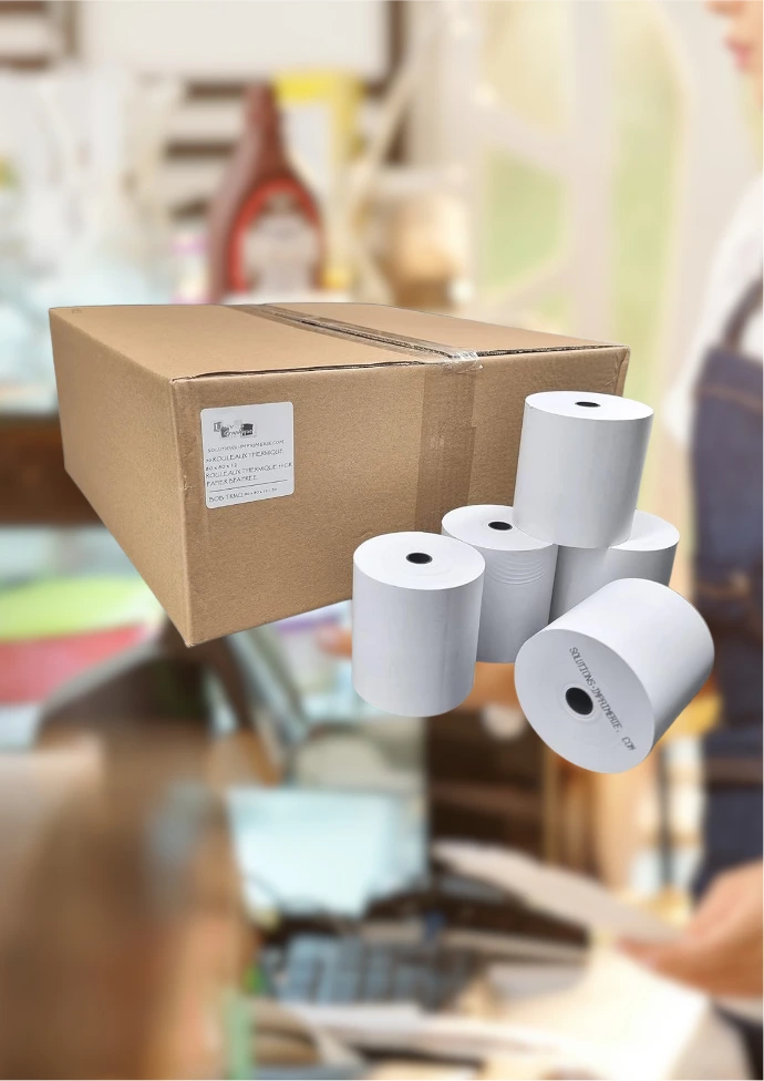 Bobines thermiques pour imprimante ticket